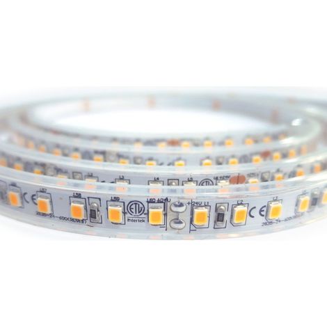 Striscia Led Pro 14,4W/Mt 24V Dc 3000K Ip67 5 ( MARINO CRISTAL cod. 21924/24 )
