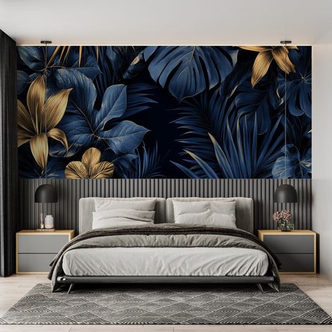 Papier peint noir ardoise - 150 x 250 cm (1/2)