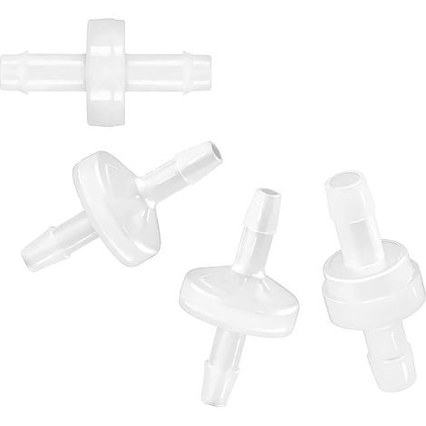 4 Pièce Clapet Anti-Retour en Plastique,Valve Anti-Retour à Sens Unique,pour Traitement de l'eau Purification de l'air, pour Eau,Carburant, Liquide,Air,4 spécifications (1/5)