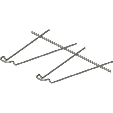 Delabie Repose-pieds rabattable en acier inoxydable pour art. 182400