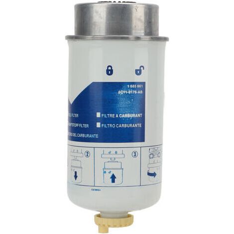 Filtre à carburant Diesel Filtre à carburant Assemblage 1685861 Remplacement pour Ford Transit 2.2 2.4 3.2 MK7 Diesel 2006‑2014 (1/4)