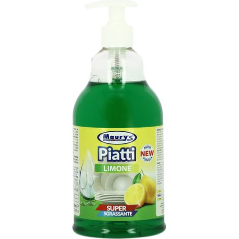 MAURY'S DETERSIVO PER PIATTI CON DOSATORE DA 750 ML SUPER SGRASSANTE LIMONE (1/2)