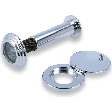 Haustürspion 55-80mm Feuerschutz-Türspion Türblick Türschutzspion Chrom glänzend