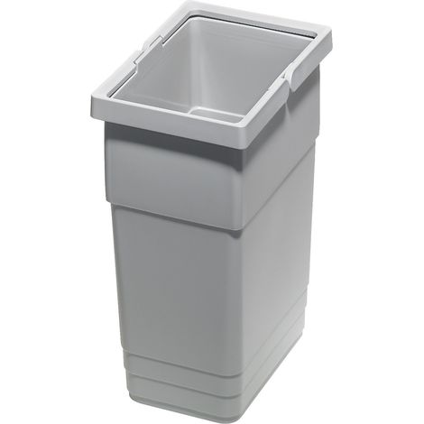 Ninka eins2vier Abfallsammler 6 L 275 x 210 x 140 mm alugrau 5135.11 (1/3)