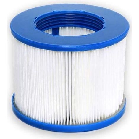 Cartucho de filtro roscado (rosca de 60 mm) para spas hinchables. (1/3)