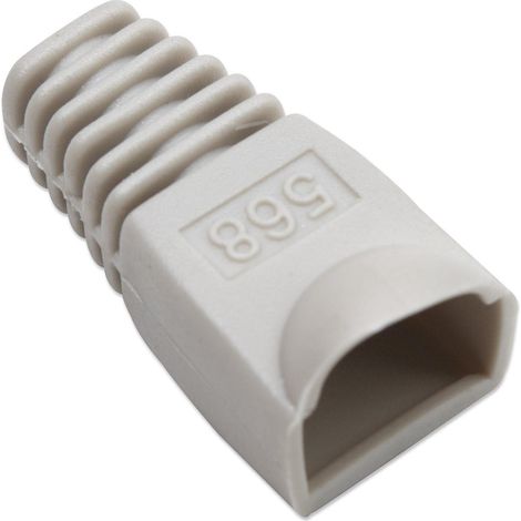 INTELLINET Copriconnettori per Plug Copriconnettore RJ45 grigio conf. 10 pz