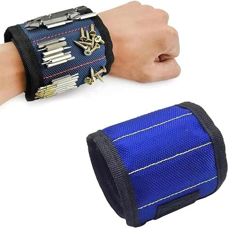 Regalo del día del padre Regalo para papá para hombres Herramientas originales de bricolaje Pulsera magnética Regalo del día del padre para hombres Dispositivo inusual Herramienta multifunción útil Re (1/5)