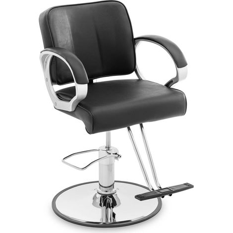 Poltrona parrucchiere Poltrona da barbiere Poggiapiedi a T 50 - 60 cm 180 kg (1/5)