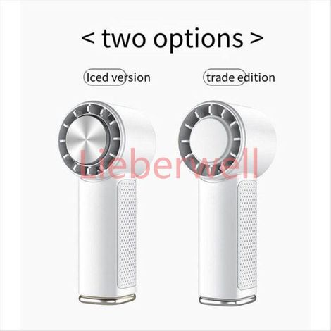 Mini Ventilateur Portatif de Climatiseur 2000 MAh Rechargeable par USB Blanc A Blanc (1/5)