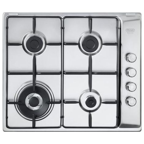 Piano cottura a gas DLI 46 ASDV DeLonghi 60 cm 4 bruciatori doppia corona (1/3)