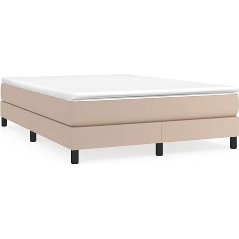 Maison Exclusive - Boxspringbettgestell Cappuccino-Braun 140x200 (1/5)