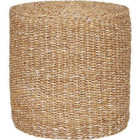 Jenna - pouf - en jute naturelle - beige (1/4)
