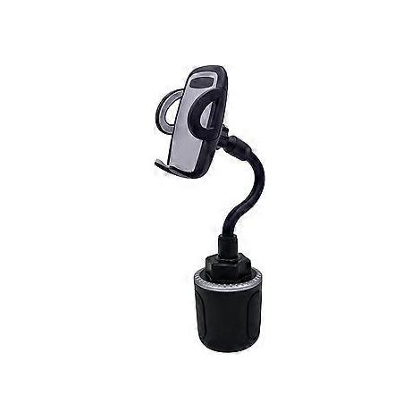 Support de téléphone pour voiture avec porte-gobelet de qualité militaire, construction robuste, rotule flexible pour une rotation à 360°, réglage facile, coussinet en silicone antidérapant (1/3)