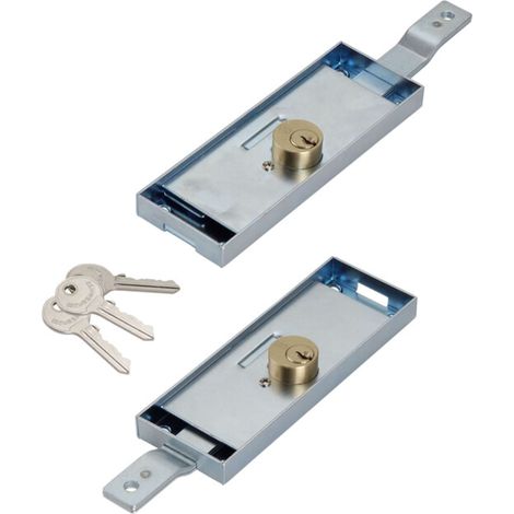 SERRATURA 2285 P/SERRANDA C/CIL TONDO DX E SX SECUREMME