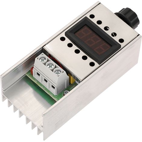 Thermostat électronique SCR 10000W 220V, régulateur de tension à affichage numérique, variateur de puissance haute performance pour chauffage, gradateur industriel (1/5)