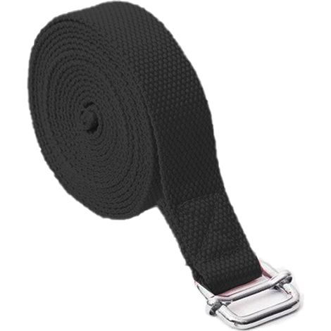Sangle De Yoga - 250 Cm - Boucle Métallique Carrée - Pour Étirements Et Renforcement Musculaire - 1 Pièce (1/5)