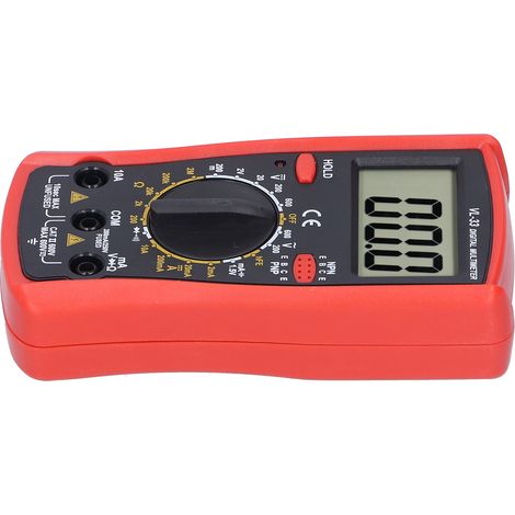 Elektronisches LCD-Digitalmultimeter Spannungs-, Widerstands- und Stromprüfgerät (1/5)