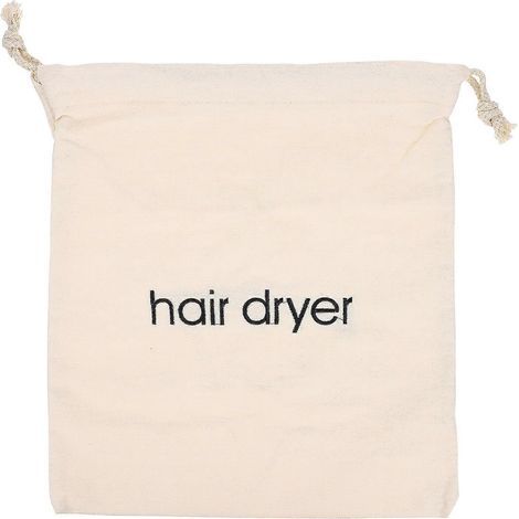 Aufbewahrungstasche für Haartrockner (Hotel/Zuhause) mit Kordelzug – 33,00 x 30,00 x 0,50 cm – Beige (1/4)