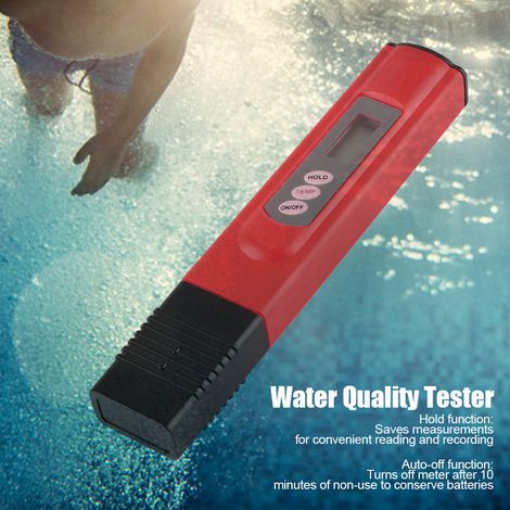 Moniteur Numérique LCD de Qualité de l’Eau Mesure TDS pour Aquarium, Piscine et Eau Potable
