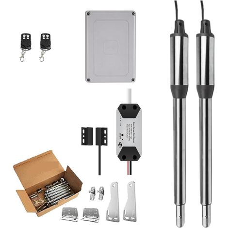 Kit d'ouvre-portes automatiques Ouvre-porte automatique WIFI maison ferme Cottage porte battante for 16ft longueur ou 600lb ouvre-porte plus proche actionneur linéaire pour accessoires de portail coul (1/5)