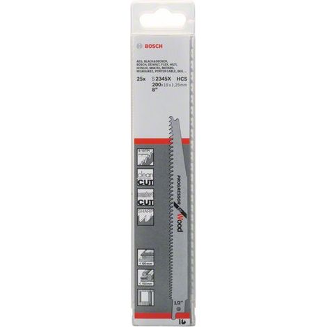 BOSCH Säbelsägeblatt S 2345 X Länge 200 mm Breite 19 mm ( 8000343825 )