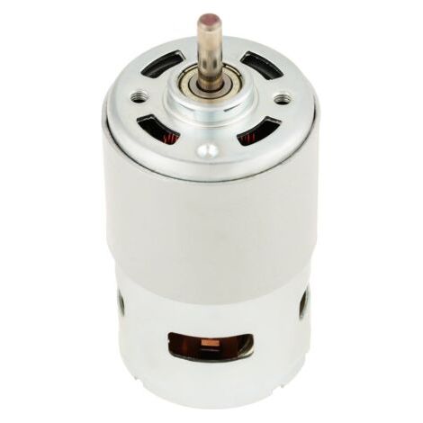 Moteur 12000 tr/min, micromoteur 775, réducteur haute puissance, à balais, arbre cylindrique de 16 mm, 12 V CC, pour ventilateurs et jouets électriques (12000 tr/min) (1/5)
