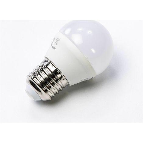 Ampoule led e27 blanc chaud - blanc et argent (1/3)