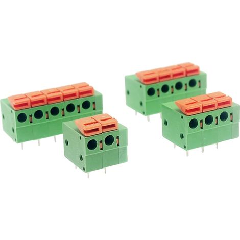 Morsettiera, connessione a innesto, design senza viti, KF142R, 10 pezzi-a, 7 pin-a (1/2)