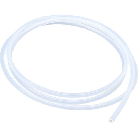 Tuyau en silicone 3 mm x 5 mm x 1,5 m - Tuyau flexible en caoutchouc de silicone - Pour eau et air - Transparent (1/5)