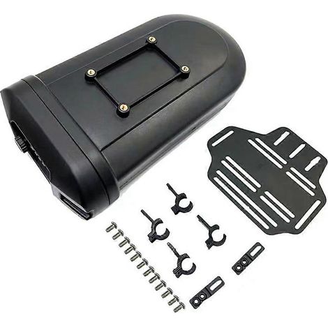 Coffre à outils universel pour moto, boîte de rangement pour bagages et outils, compatible avec Voge DSX625, DSX900 et Himalayan 450 (noir). (1/5)