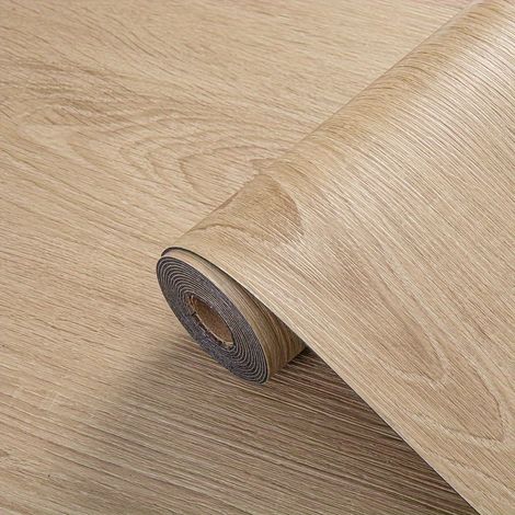 rouleau de revêtement sol en vinyle autocollant grain imperméable et antidérapant 1 bois (1/5)