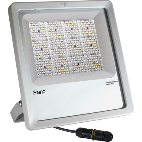 PROJECTEUR TWISTER 4 HP Optique T2 200W 3000K IP66 IK08 Asy 125°x65° 26000lm 50000h ARIC 51718 (1/3)