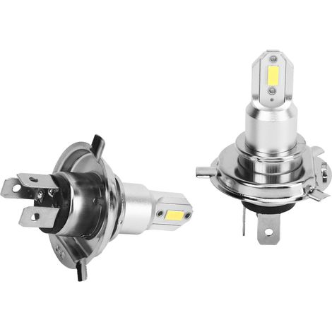 2 Ampoules LED H4 Moto Voiture 110W 2600LM 6000K Blanc - Feux de Phare Puissants pour SUV Camion Camping-Car (1/5)