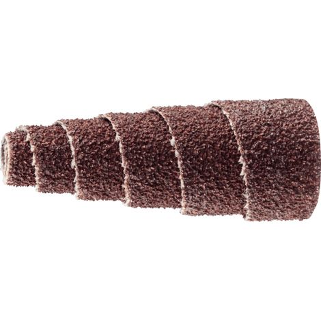 PFERD TOOLS POLIROLL PRK konische Schleifrollen Ø 15x35 mm Bohrung Ø 3 mm Korund A80 50 Stk (1/5)