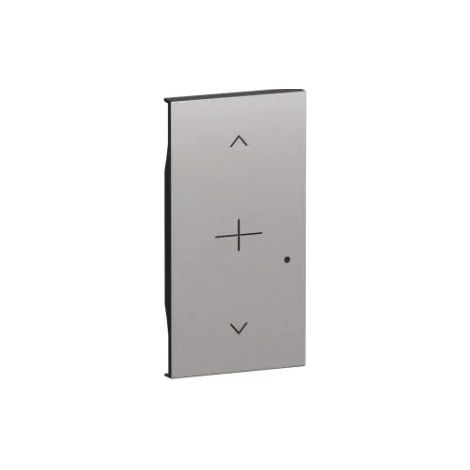 Bticino cover illuminabile per comando tapparella wireless Steel KS43M2