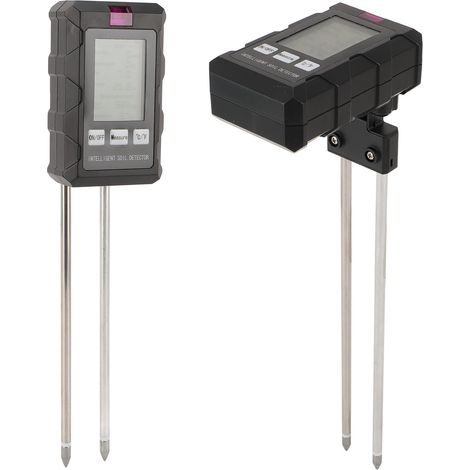 6-in-1 digitaler Bodentester: Misst Feuchtigkeit, pH-Wert, Fruchtbarkeit, Temperatur, Sonnenlicht und Umgebungslicht, mit Hintergrundbeleuchtung, ideal für Garten, Rasen, Landwirtschaft und Pflanzenpf (1/5)