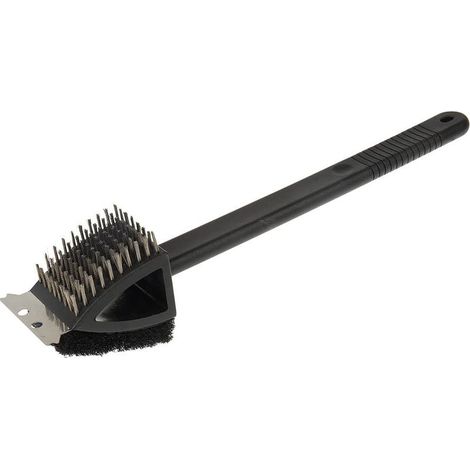 Brosses pour barbecue, produits de nettoyage pour barbecue, brosse de nettoyage pour barbecue/grill, brosse 3 en 1 pour barbecue (1/3)