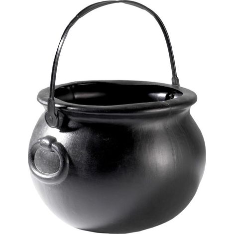 Cauldron - Black - 13cm High - 25432