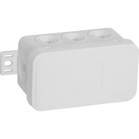 Caja eléctrica hermética blanca de 80x45x41 mm (1/4)