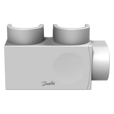 Danfoss Kunststoffabdeckung für VHS-DV Eck, Fühler links in RAL 9016, Heizkörper 1/2'', 013G7966