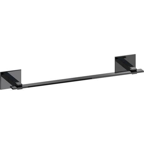 BELTRAN 10771 MONACO Barra Toallero Cromo Negro 36cm Adhedivo - ref: 064-10771