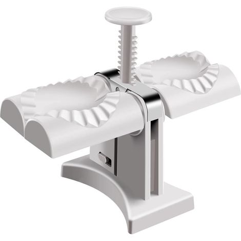 Machine à raviolis automatique à double tête pour faire des raviolis rapidement