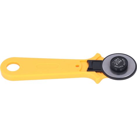 Roue de coupe tissu 45 mm outil rotatif pour cuir et feutre coupe en cercle lame acier ABS 1 pièce (1/5)