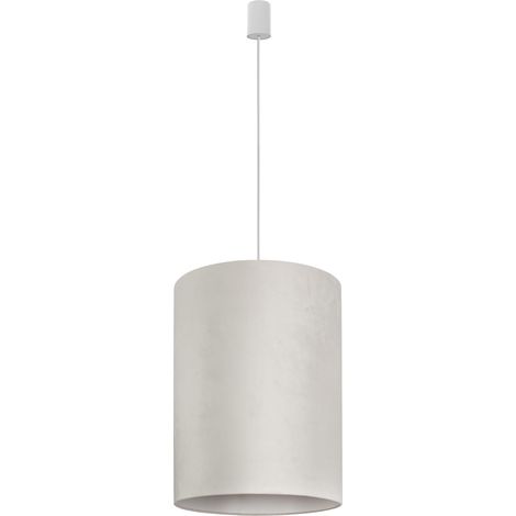 Suspension Nowodvorski BARREL velours crème Ø36 E27
