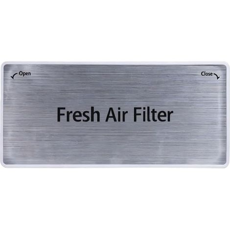 ADQ75493301 air filter cover for LG refrigerators including LRFXC2406S LRFXC2416D LRFDC2406D LRFDS3016S (white border) (1/5)