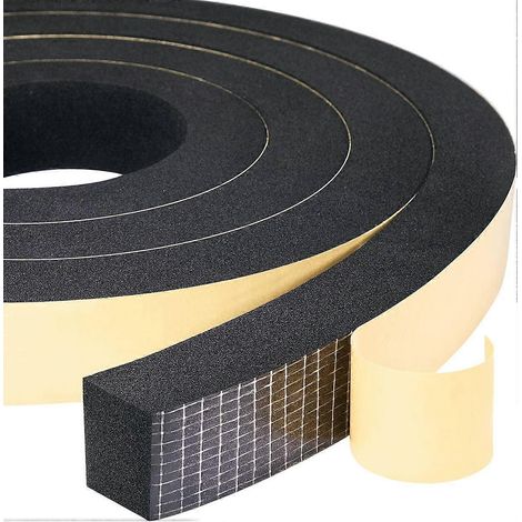 Joint en mousse, 2 rouleaux, 25 mm (l) x 20 mm (h) x 4 m (L), étanche aux intempéries, antichoc et anti-collision, pour meubles, imperméable et anti-poussière