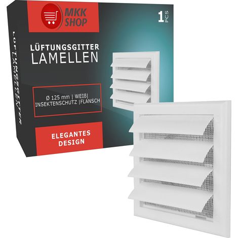 Griglia di ventilazione Awenta tn4 PVC 19x19 cm (1/4)