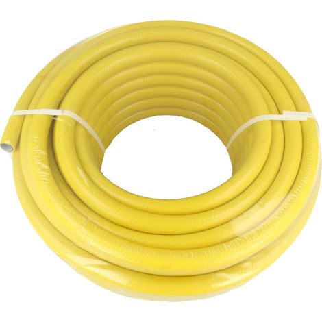 SUNTOS Qualitäts-Wasserschlauch Gartenschlauch 3/4 Zoll x 25 m Länge, gelb (1/6)
