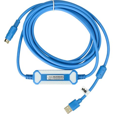 vhbw USB Programmierkabel kompatibel mit Fatek Facon FBS-Serie Funkgerät, gelb