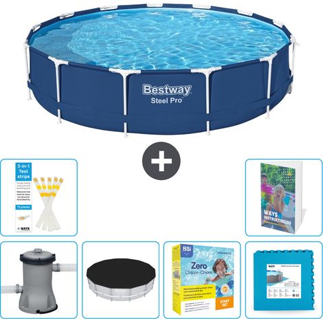 Bestway Steel Pro Rund - 396x84 cm - 7-teilig S276